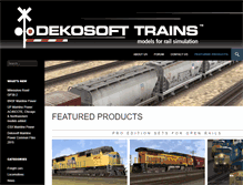 Tablet Screenshot of dekosoft.com